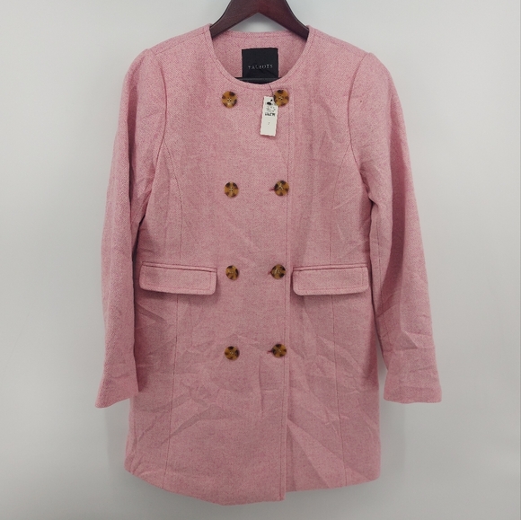 Talbots WOOL SHETLAND JACKET - BICOLOR HERRINGBONE SIZE 2 - Picture 3 of 14